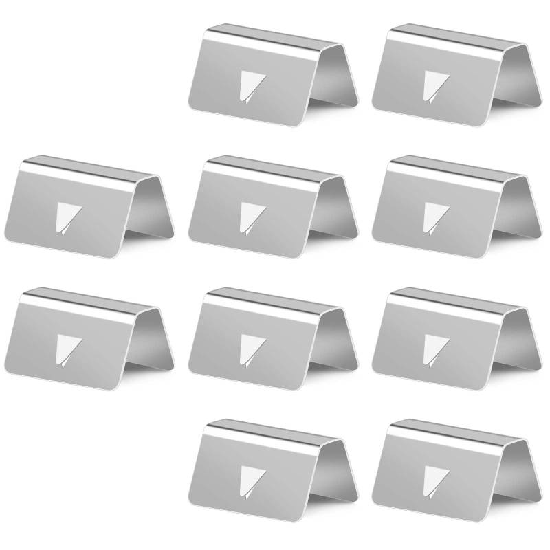 10PCS Auto Wind Regen Abweiser Clips Set Clips Für Windschutzscheiben Abweiser Clips Für Auto-Windabweiser Windschutzscheiben-Clip Universal Windabweiser Clips Für HEKO G3 SNED Clip von Disnace