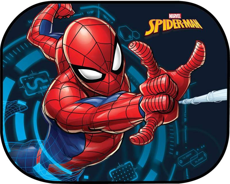 Spiderman extra dunkler statischer Auto-Seitenvorhang 44x35 cm von TataWay in viaggio si cresce