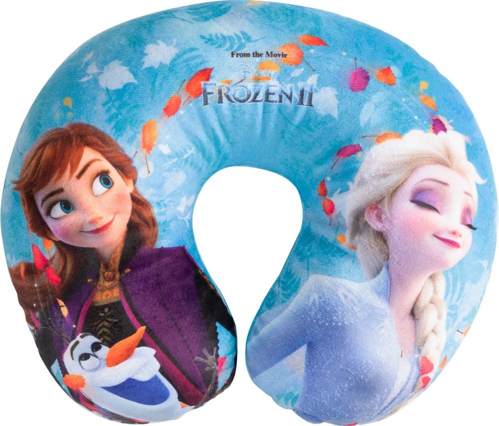 Disney Cervical Travel Nackenkissen aus Frozen II Stoff für Mädchen und Prinzessinnen Anna und ELSA von TataWay in viaggio si cresce