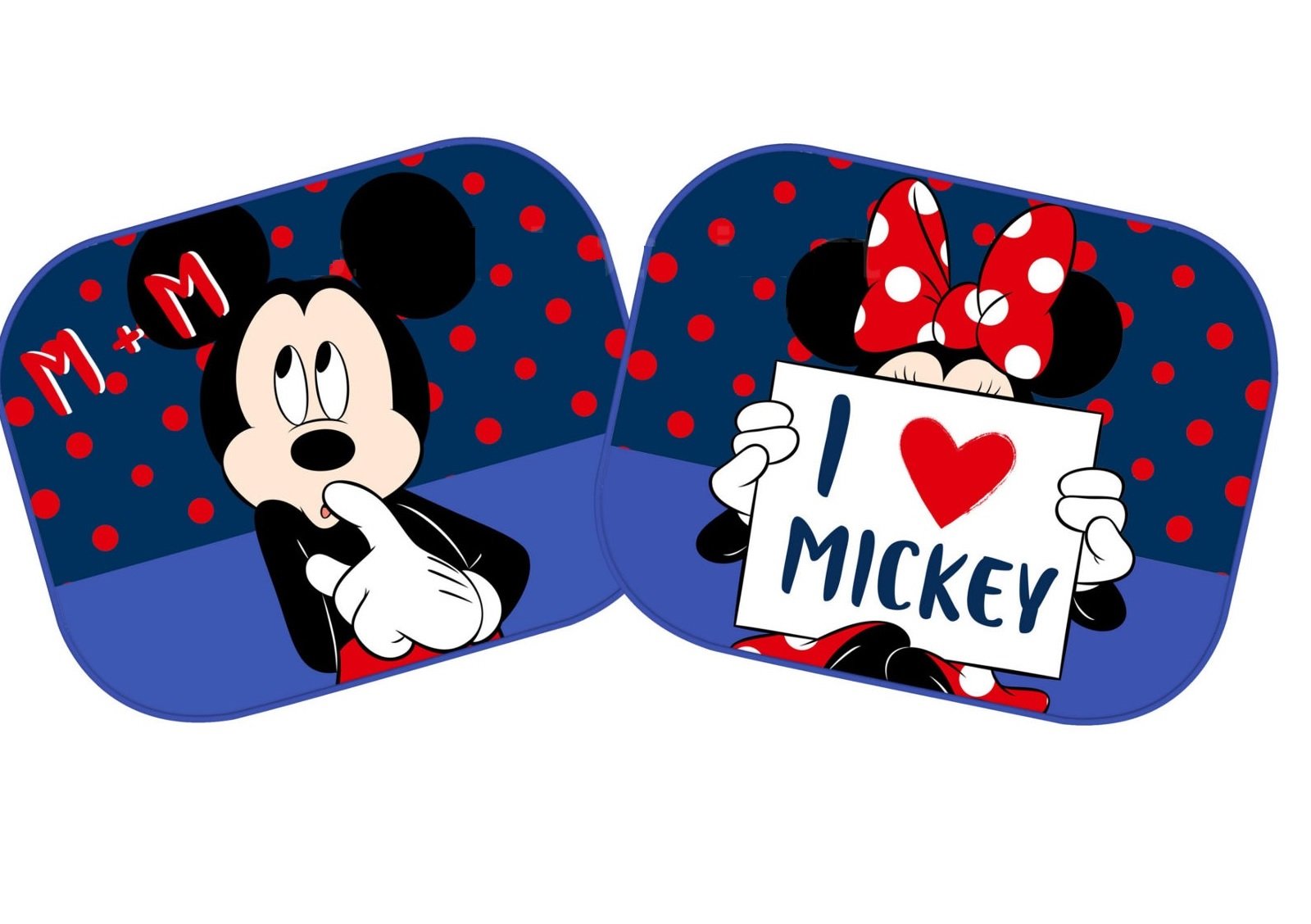 Disney Minnie and Mickey Sunshades 2 Side Window Sun 44x35cm x 2pcs Sun Shade von Disney