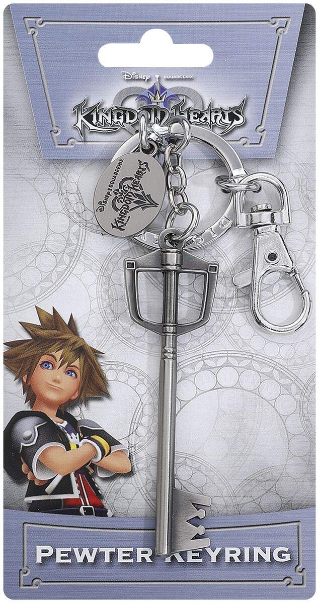 Kingdom Hearts Sora's Sword Unisex Schlüsselanhänger Anhänger silberfarben, Eisen, Zinklegierung, von Disney