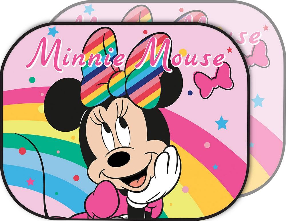 Paar Pinke Minnie Mouse Auto-Seitenvorhänge von Disney Minnie