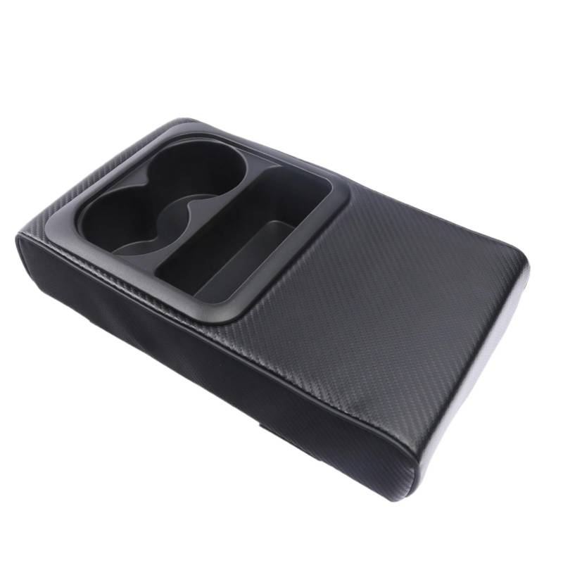 Car Armrest Pillow | Center Console Cushion | Armrest Cover with Cup Holder | Waterproof Leather Armrest Cover | Car Armrest Protector | Sizeable Support Provides a Comfortable Rest von Diuyzoc