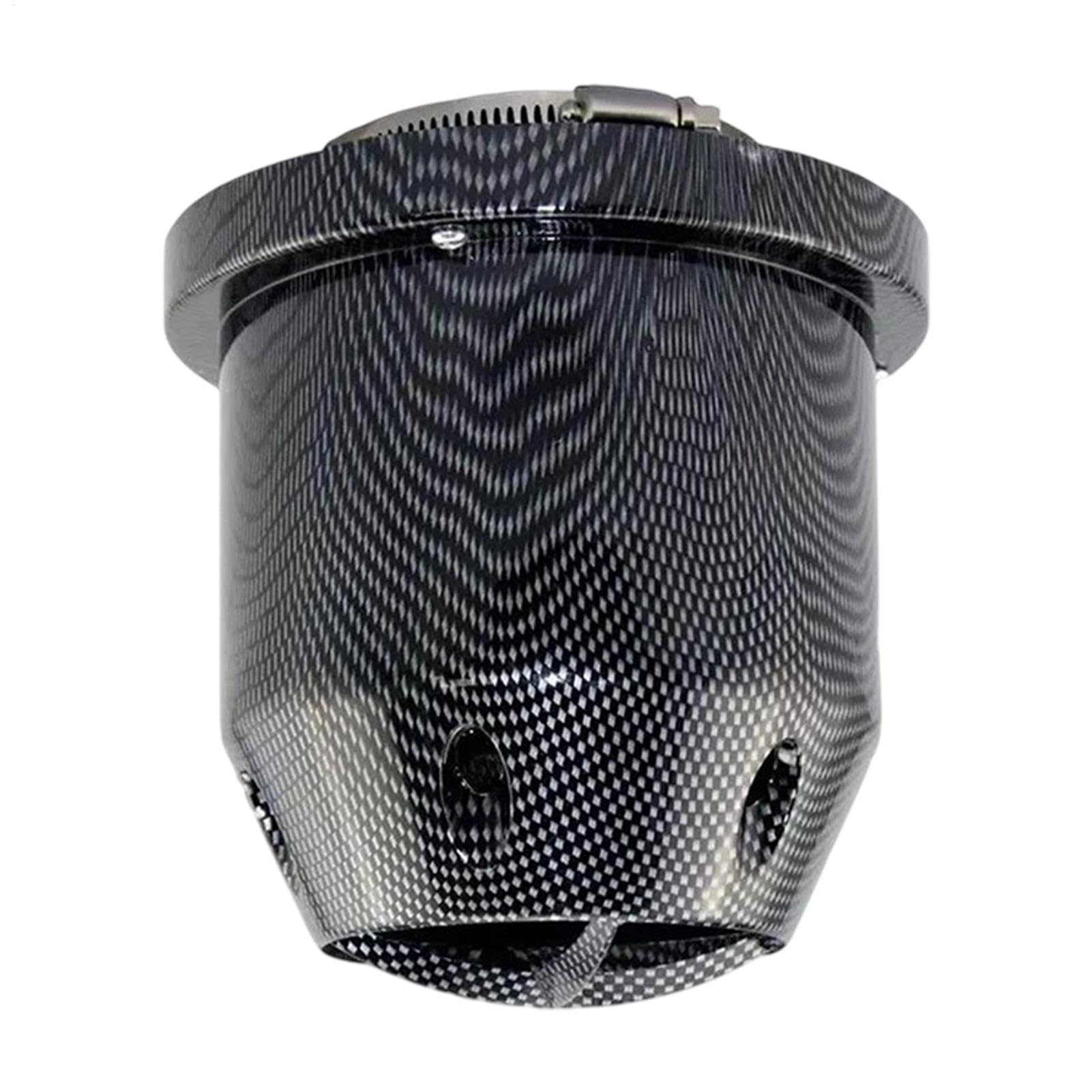 Kegelluftfilter Auto Lufteinlassfilter Sportlicher Auto Luftfilter mit Doppelschicht Mesh 76mm Kaltluftfilter 16,5cm für verbesserte Leistung von Diuyzoc