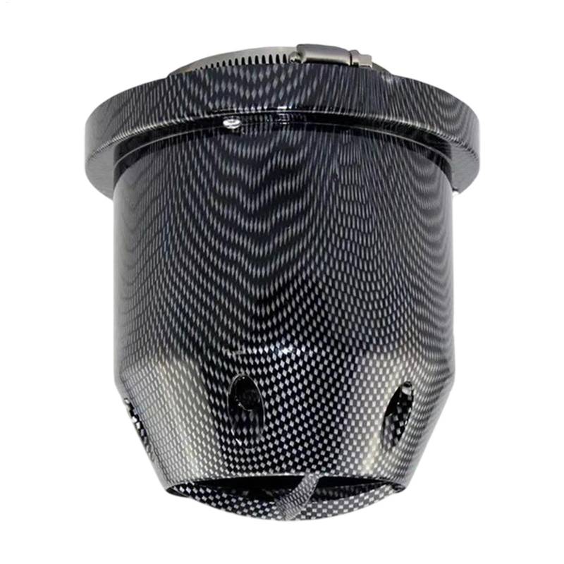 Kegelluftfilter Auto Lufteinlassfilter Sportlicher Auto Luftfilter mit Doppelschicht Mesh 76mm Kaltluftfilter 16,5cm für verbesserte Leistung von Diuyzoc