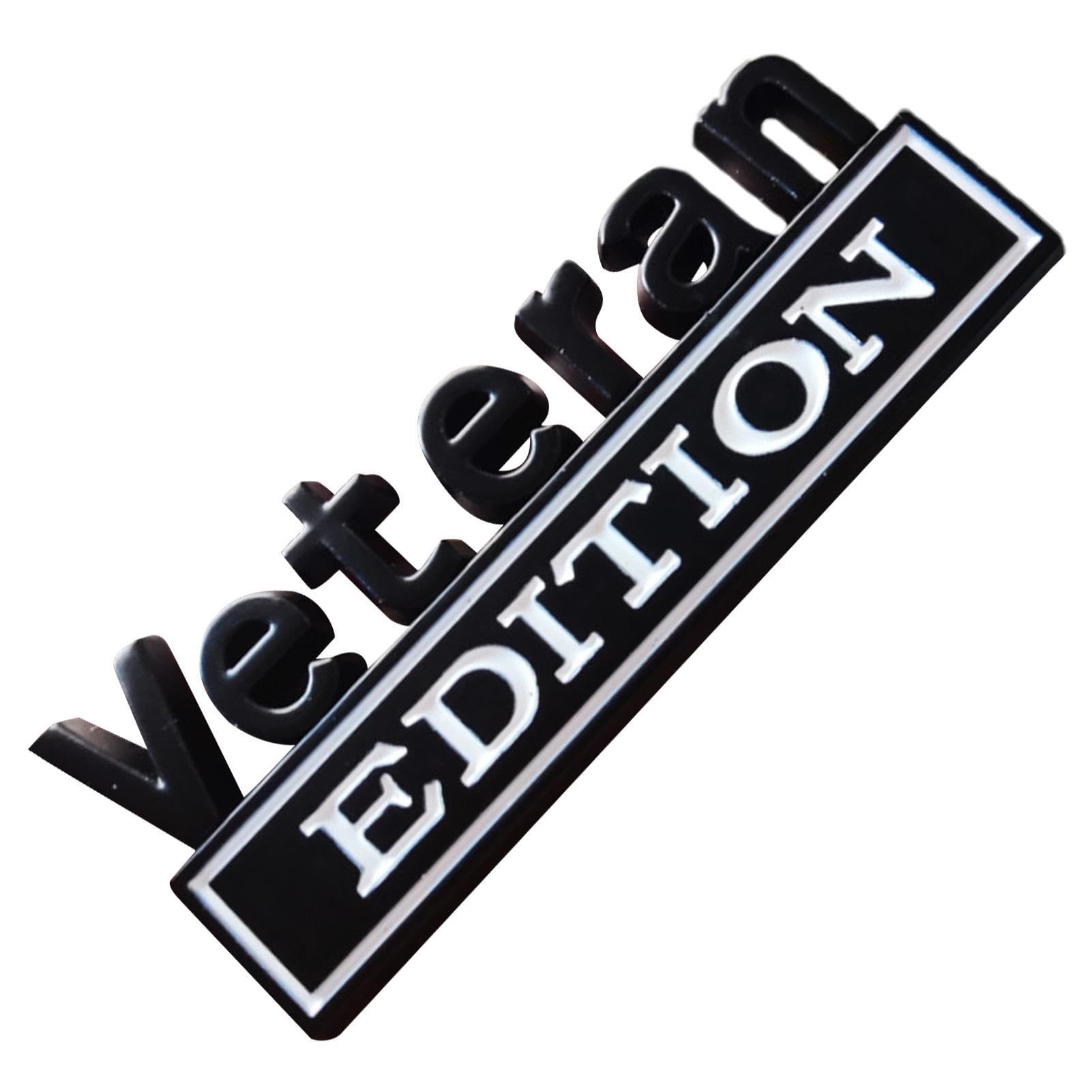 Veteran Edition Emblem, Car Bumper Badges, Car Metal Emblem Decal, Metal Decals Sticker, Adhesive Car Badge Car Sticker, Easy to Use, Portable for Vehicle Trucks von Diuyzoc