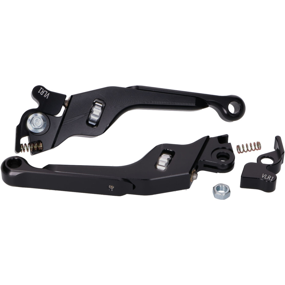 Bremsgriff bremshebel set cnc schwarz einstellbar für gilera runner, vespa gts, gtv 42726 von Diverse / Import