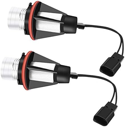 Dixhills LED 2X Angel Eye Markierungsglühbirnen 6000K, Angel Eyes Halo-Glühbirnen Lampen Kompatibel mit E60 E61 E39 E53 Ersatz für 6312694048 63126916097 63126929309 von Dixhills