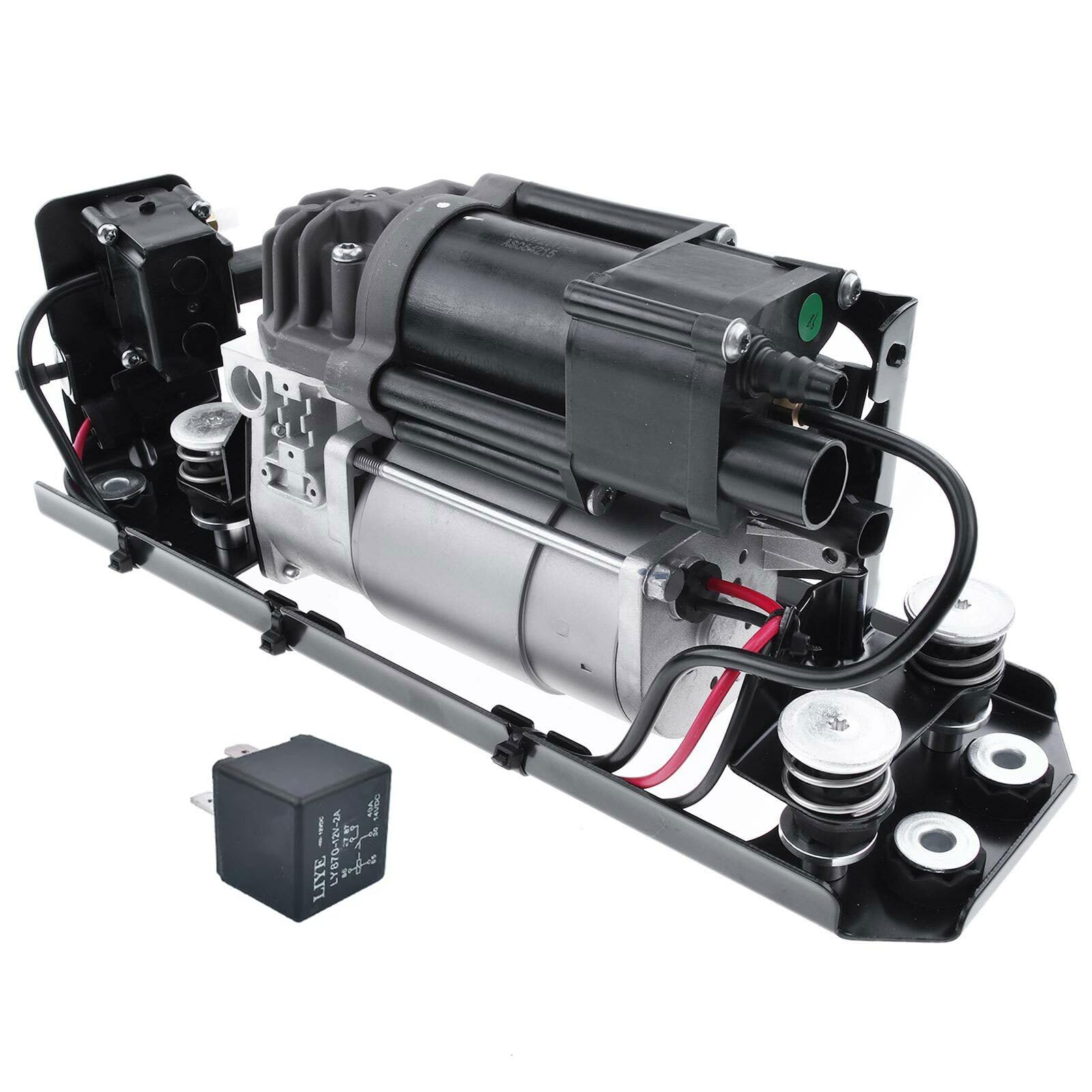 Luftfederungs Kompressorpumpe mit Halterung Ventilblock & Relais, kompatibel mit 5er Gran Turismo F07 2009-2017 5er Touring F11 200-2017 7er F01 F02 F03 F04 2008-2015, Ersatz für 37206784137 von Dixhills