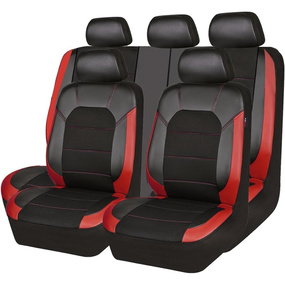 Dmsjyy Maßgeschneiderte Autositzbezüge aus Leder für Nissan Juke/Juke Nismo RS 2010 2011 2012 2013 2014 2015 2016 2017 2018 2019 – Leicht zu reinigen, perfekte Passform, erstklassiger Schutz von Dmsjyy