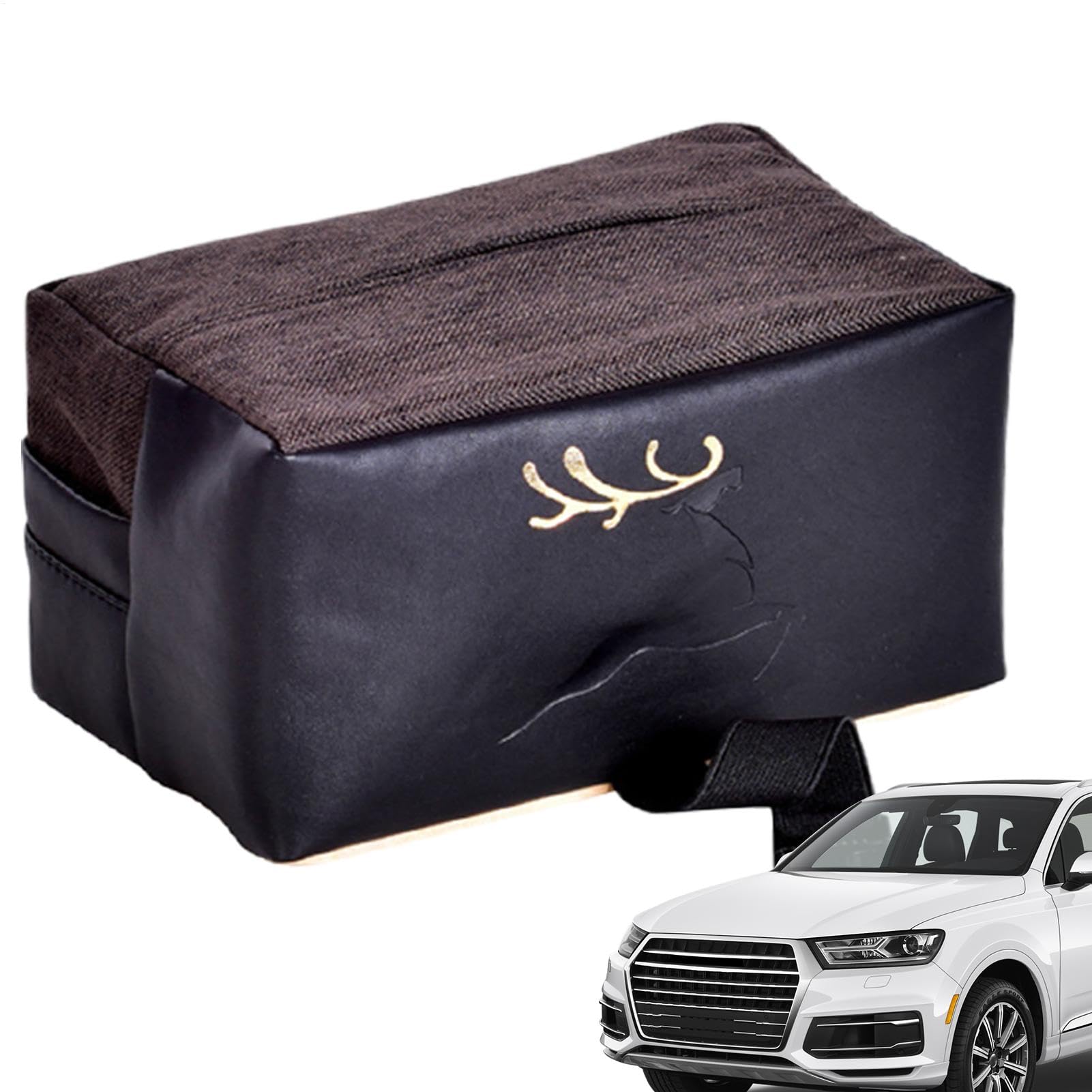 Dmuzsoih Auto -Gewebe -Spenderhalter, Auto Visor -Tissue -Box - Auto -Schiebedach Serviettenspender Box - Inneneinrichtung des Autokorons für Lastwagen, Boote, Fahrzeuge, SUV von Dmuzsoih