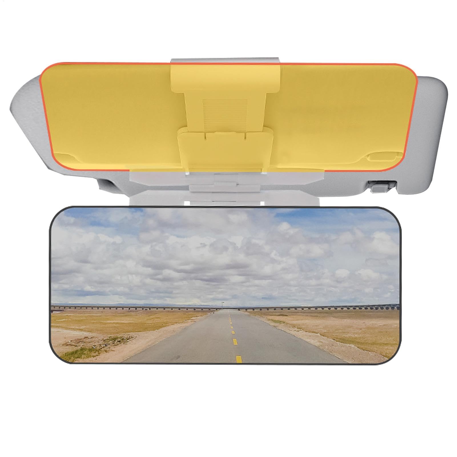 Dmuzsoih Auto Sun Visor Extender, Sun Visor Extender für Auto - Anti-Blend-Auto-Sonnenblocker Extender für Tag- und Nachtgebrauch - Auto -Sonnenvisor -Accessoire -Erweiterung für Taxis, Lastwagen von Dmuzsoih