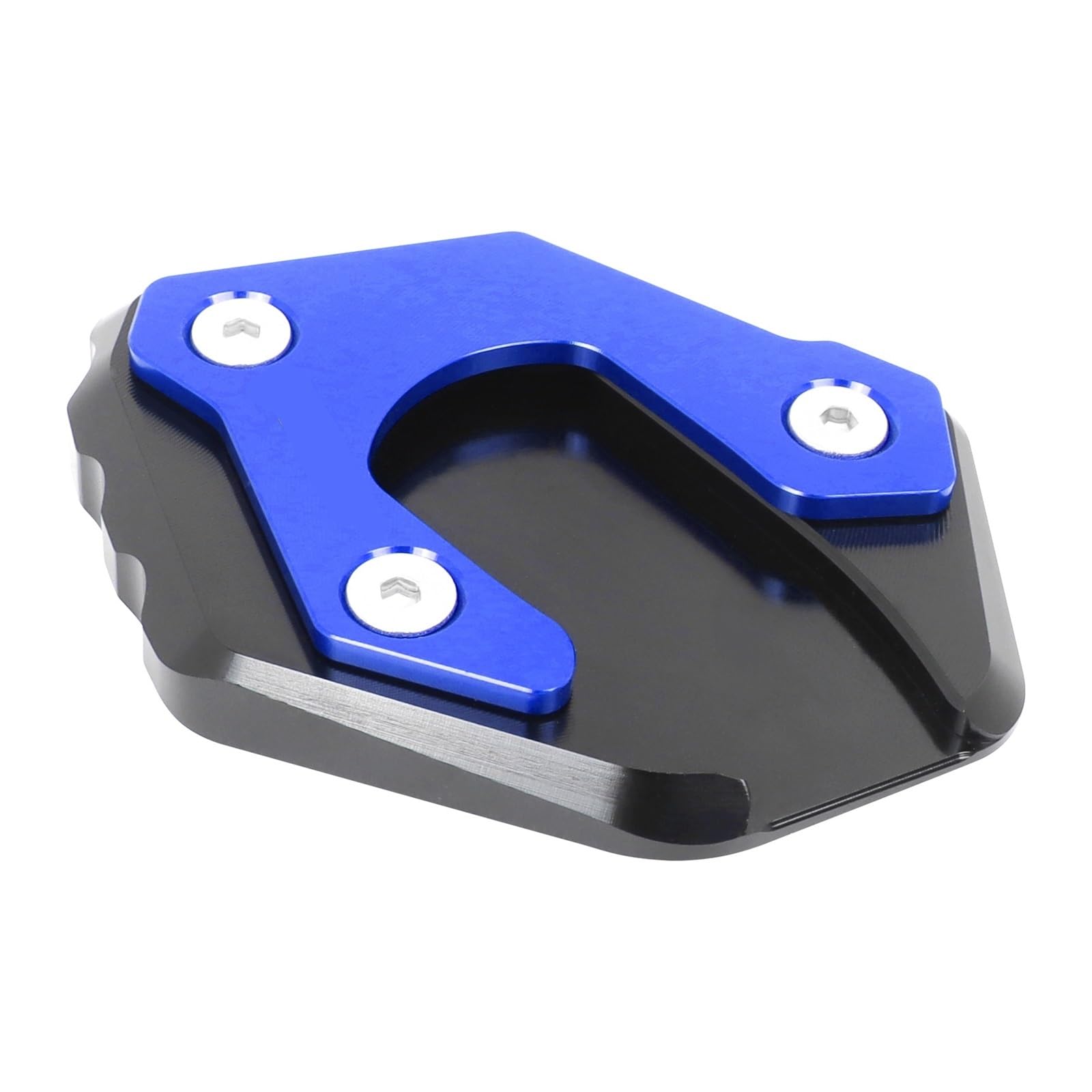 Vergrößerer Platte Pad Für FJR1300 Für FJR 1300 2001-2019 Motorrad Zubehör CNC Kickstand Fuß Seite Stehen Verlängerung Enlarger Pad Unter Stützung Platte von Dngjuen