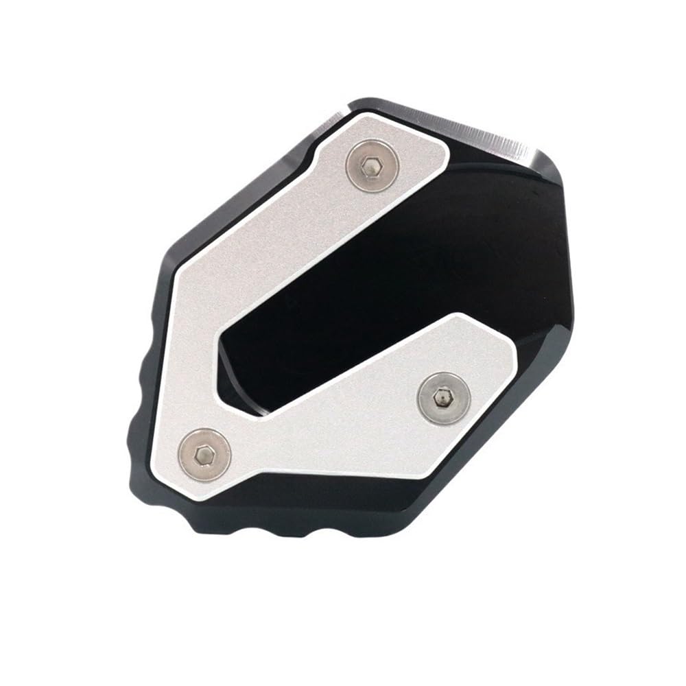 Vergrößerer Platte Pad Für FZ6 Für F&Azer Für FZ6R Für FZ6-S2 2004-2009 2008 Motorrad CNC Kickstand Fuß Seiten Ständer Verlängerung Pad Stützplatte Vergrößern von Dngjuen