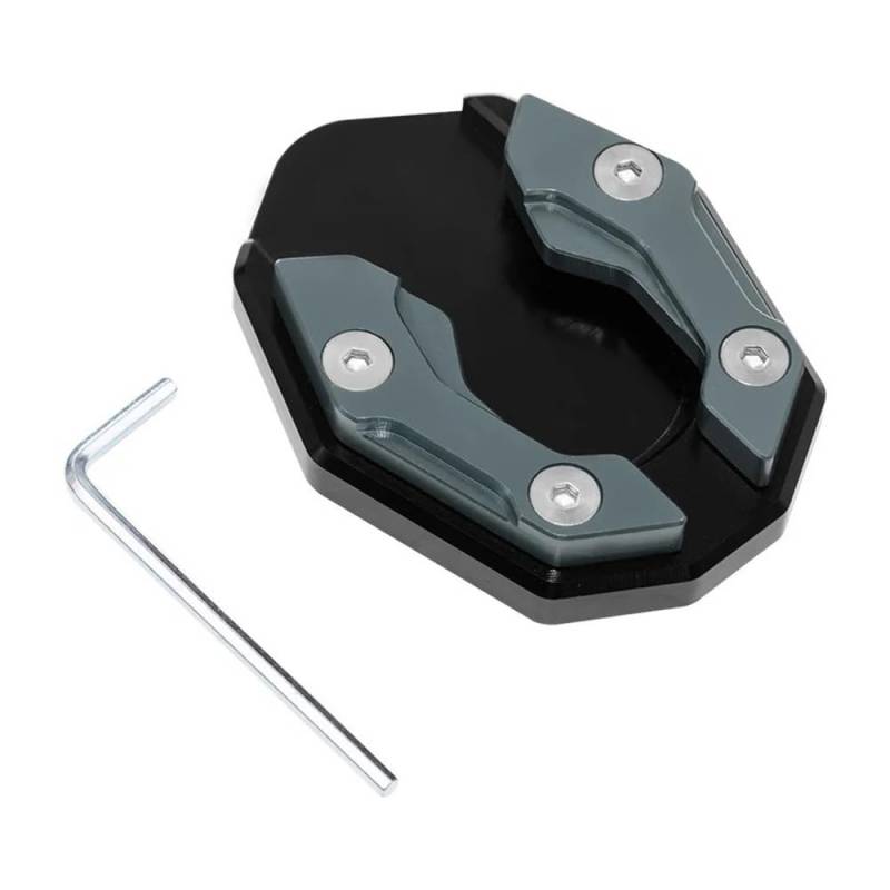 Vergrößerer Platte Pad Für NMAX155 Für N MAX Für NMAX 155 125 Für NMAX125 Motorrad Zubehör Seitenständer Ständer Platte Verlängerung Unter Stützung Fuß Pad Basis von Dngjuen