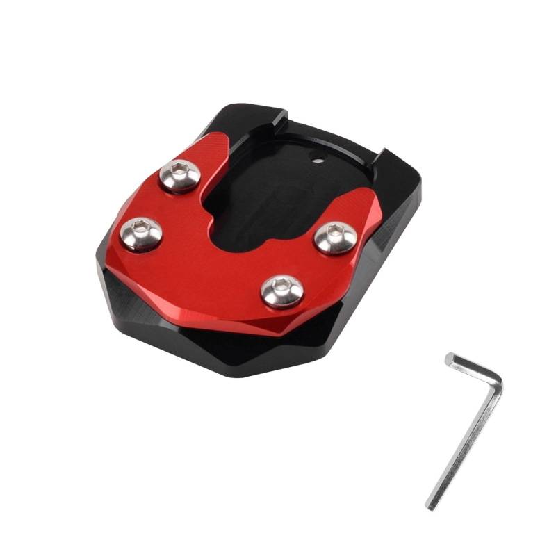 Vergrößerer Platte Pad Für Xmax Für X-MAX 125 250 300 400 Für XMAX250 Motorrad Zubehör Ständer Seite Stehen Verlängerung Enlarger Pad Seite Halterung von Dngjuen