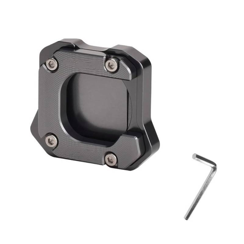 Vergrößerer Platte Pad Für Xmax Für X-MAX 125 250 300 400 Für XMAX250 Motorrad Zubehör Ständer Seite Stehen Verlängerung Enlarger Pad Seite Halterung von Dngjuen