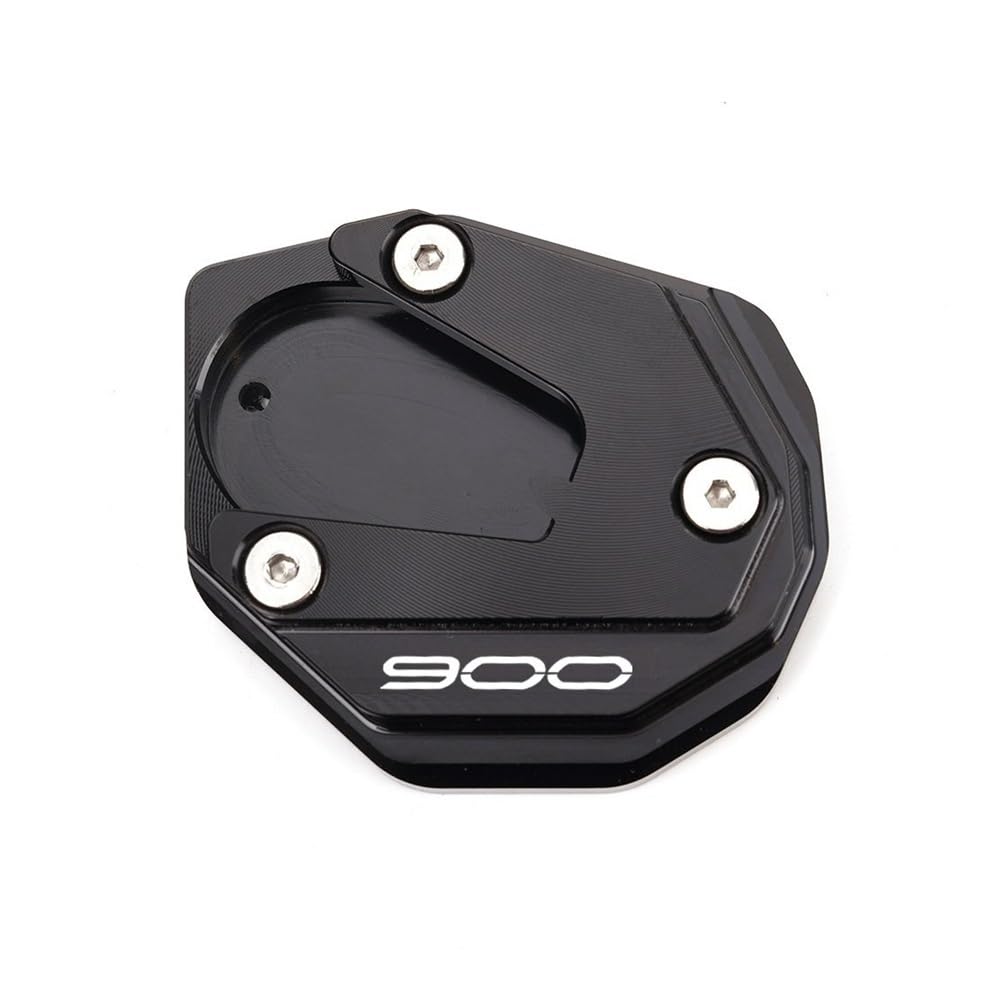 Vergrößerer Platte Pad Für Z 650 800 900 1000 Für Z900 Für RS Z1000 Für SX Z650 2017-2024 2023 Motorrad Seitenständer Vergrößerte Platte Ständer Zubehör von Dngjuen