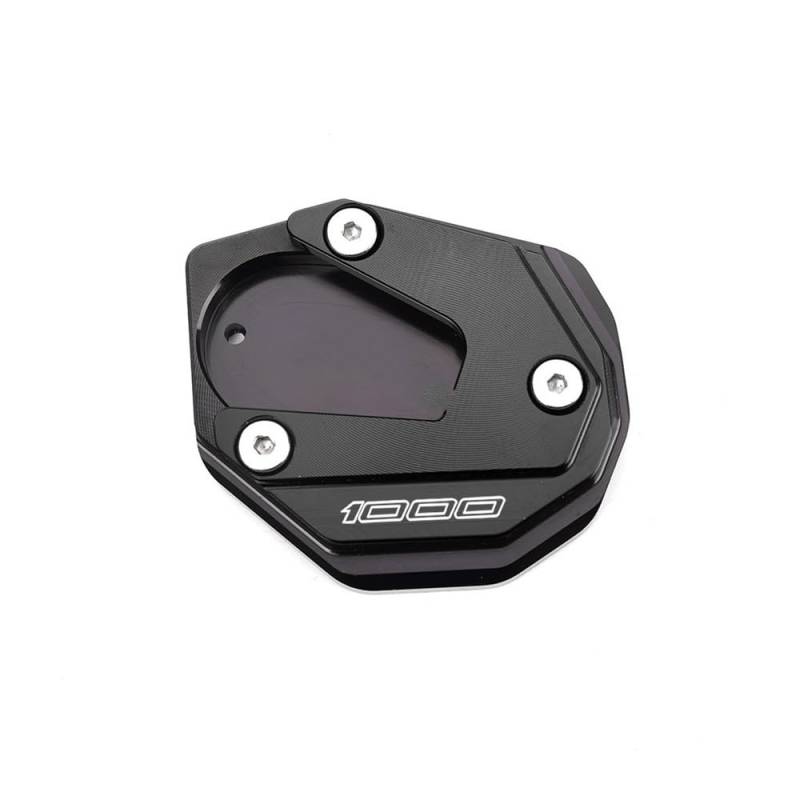 Vergrößerer Platte Pad Für Z 650 800 900 1000 Für Z900 Für RS Z1000 Für SX Z650 2017-2024 2023 Motorrad Seitenständer Vergrößerte Platte Ständer Zubehör von Dngjuen