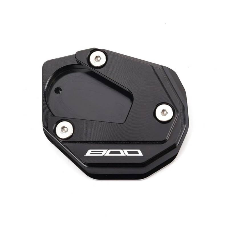 Vergrößerer Platte Pad Für Z 650 800 900 1000 Für Z900 Für RS Z1000 Für SX Z650 2017-2024 2023 Motorrad Seitenständer Vergrößerte Platte Ständer Zubehör von Dngjuen