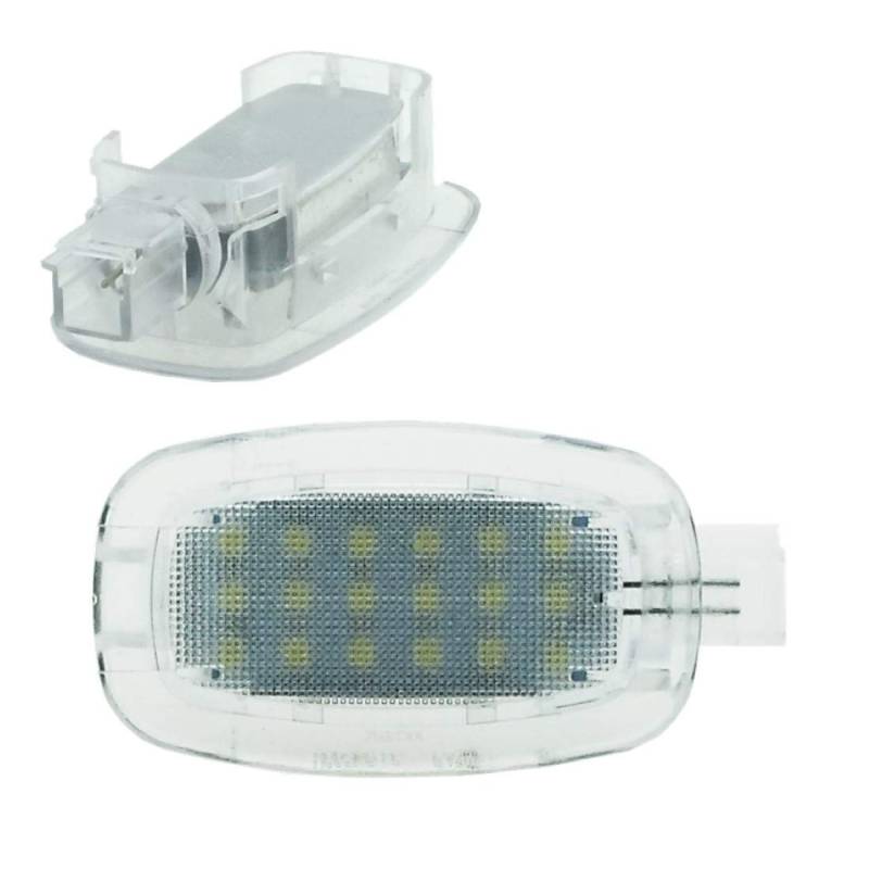 Do!LED 2x TK16 LED SMD Innenbeleuchtung Fußraum Kofferraum Spiegel Handschuhfach Einstiegs/Türbeleuchtung Xenon Optik von Do!LED