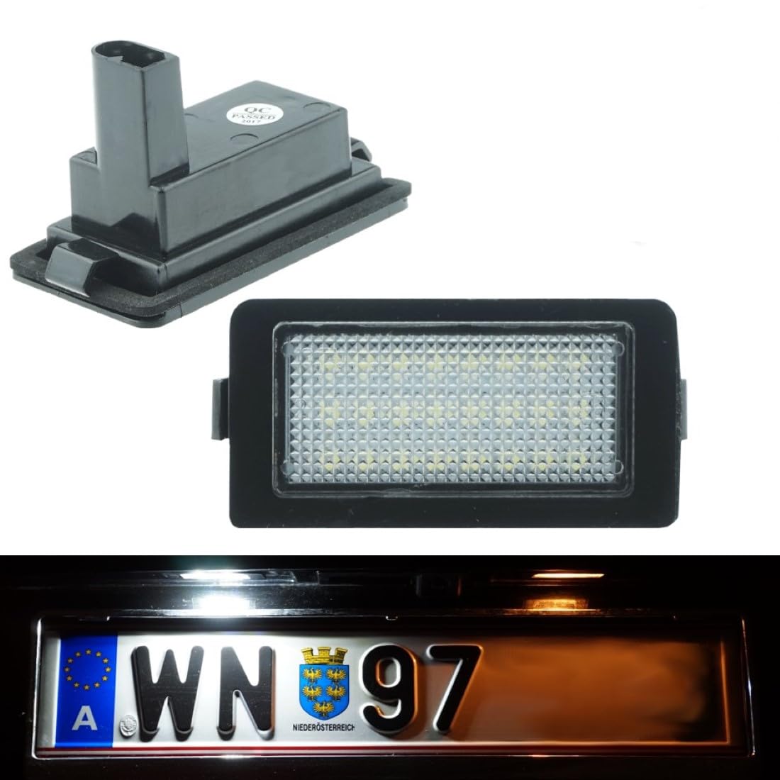 Do!LED A22 LED Kennzeichenbeleuchtung Xenon Weiss mit E Prüfzeichen von Do!LED