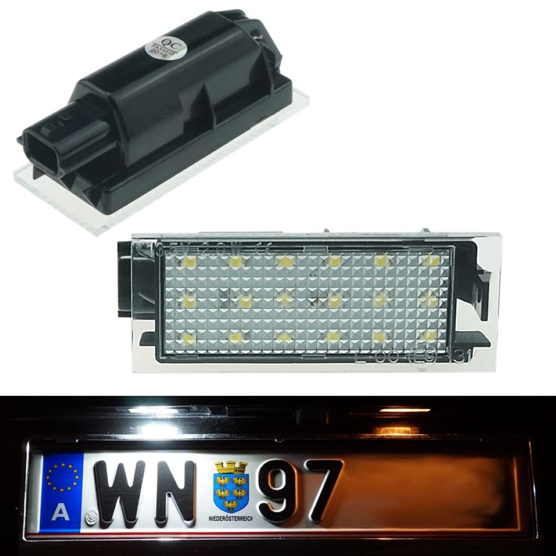 Do!LED P01RN06 LED Kennzeichenbeleuchtung mit E-Prüfzeichen von Do!LED