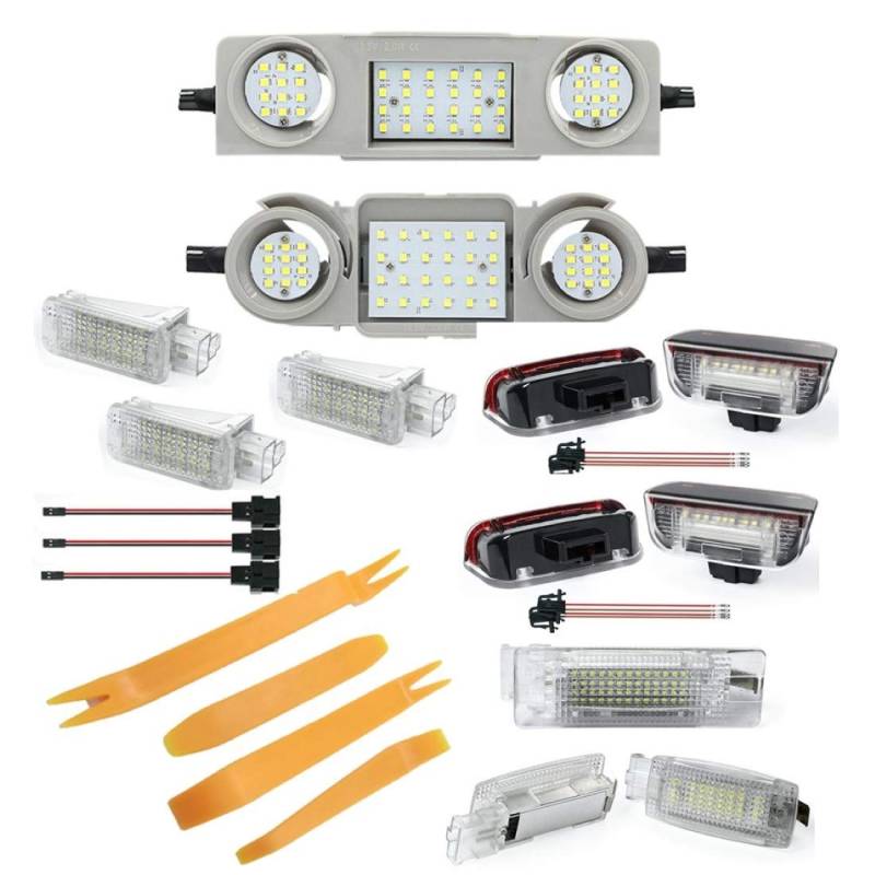 LED Innenraumbeleuchtung - Set aus Modulen (1Vo_1Hi_1Ha_1Ko_2Fu_2Sp_4Tu) von Do!LED