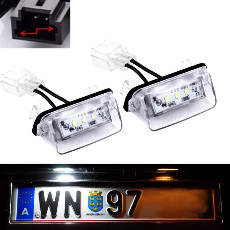 Do!LED P206 LED Kennzeichenbeleuchtung mit E-Prüfzeichen Xenon Optik von Do!LED