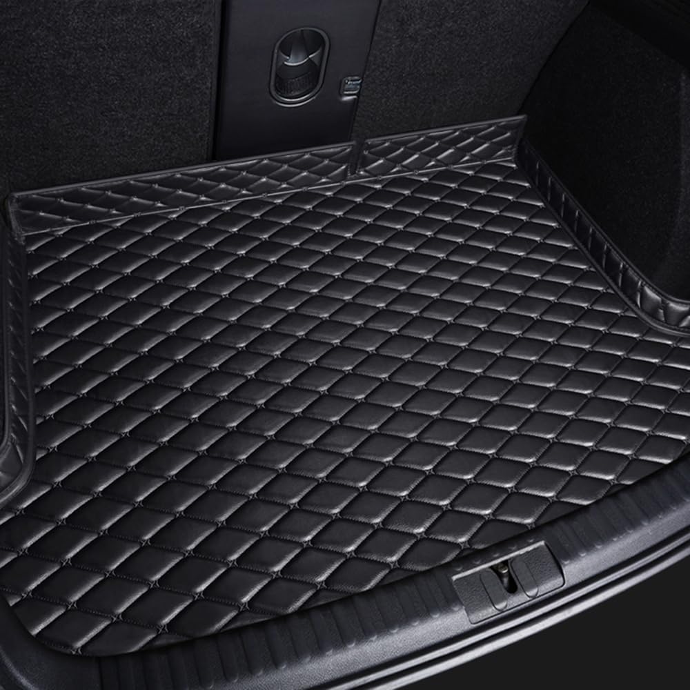 Kofferraummatten für Cupra UrbanRebel Terramar, Kofferraummatten aus Leder Nach Maß Ganzjahres-Teppichbezüge, Autozubehör, Car Boot Mats,1-Black von DoUiabc