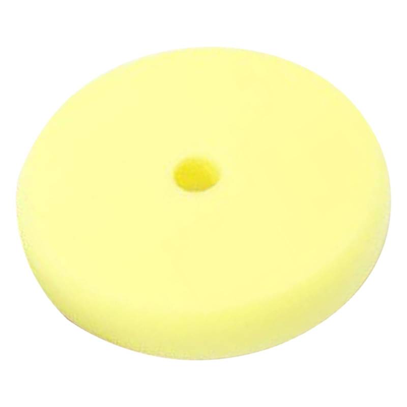 Doact Polierpads, Polierschwammpads, 6-Zoll-Pufferpolierpads, Polierpad, Selbstklebend, Feinpolieren für Auto-Pufferpolierer, Compoundieren, Polieren und Wachsen (Yellow) von Doact