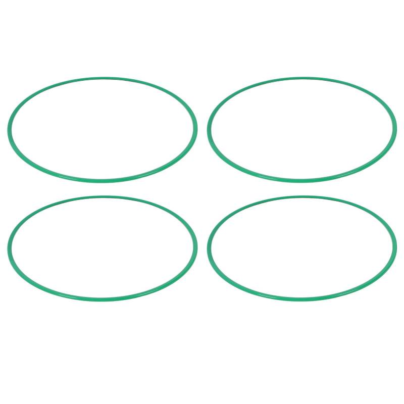 Doact Radnaben-Felgenschutz, 4-teiliger Felgenschutzstreifen für 19-Zoll-Autoradnabe (Green) von Doact