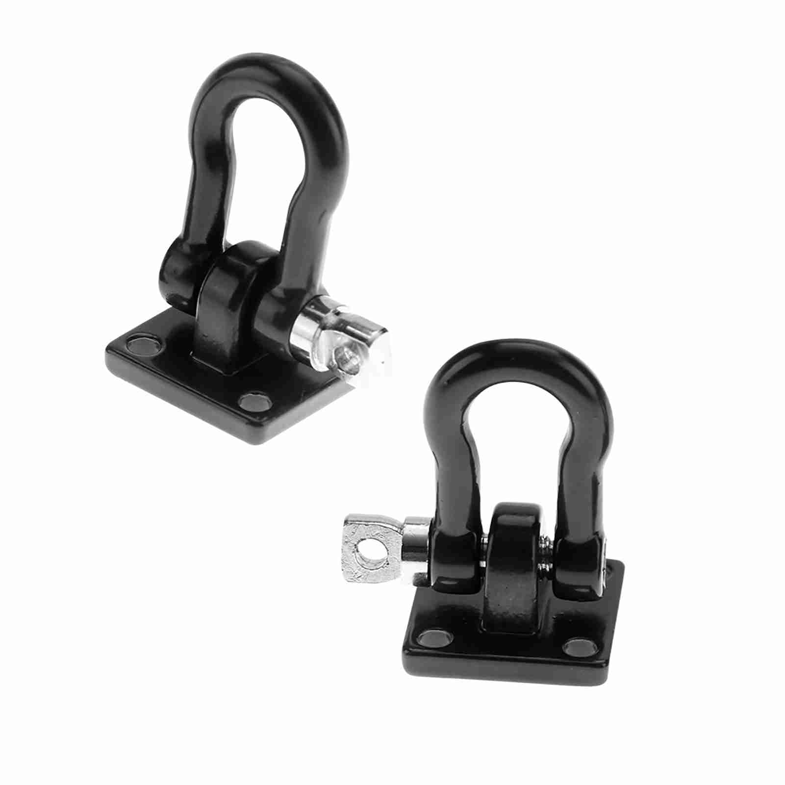 Schäkel, 4PCS Weiche Schäkel Schäkel Für Abschleppen Rettungs Lock Fangen Für RC Klettern Crawler Auto Montieren Ersetzen Teile (Black) von Doact