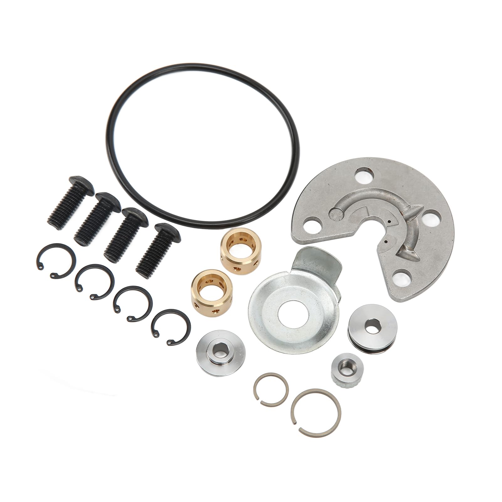 Turbo-Reparatur-Reparatursatz, Turbo-Service-Kit, Turbo-Reparatur, Verbessertes Rebuild-Set, Aluminium, Edelstahl, Gummi, CT16V, Einfache Installation für Land Cruiser Hilux von Doact