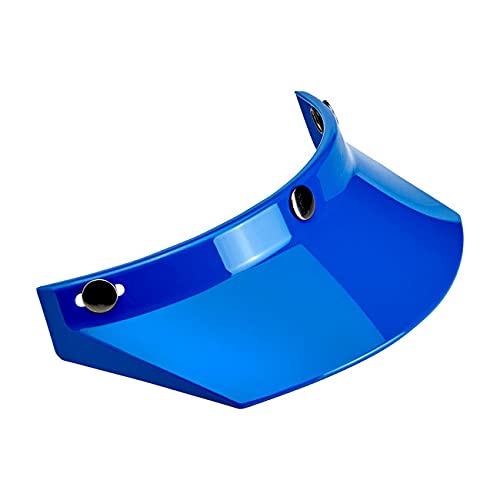 Biltwell Moto Visor Helm Schirmchen blau von Dock66 Motorcycle Parts