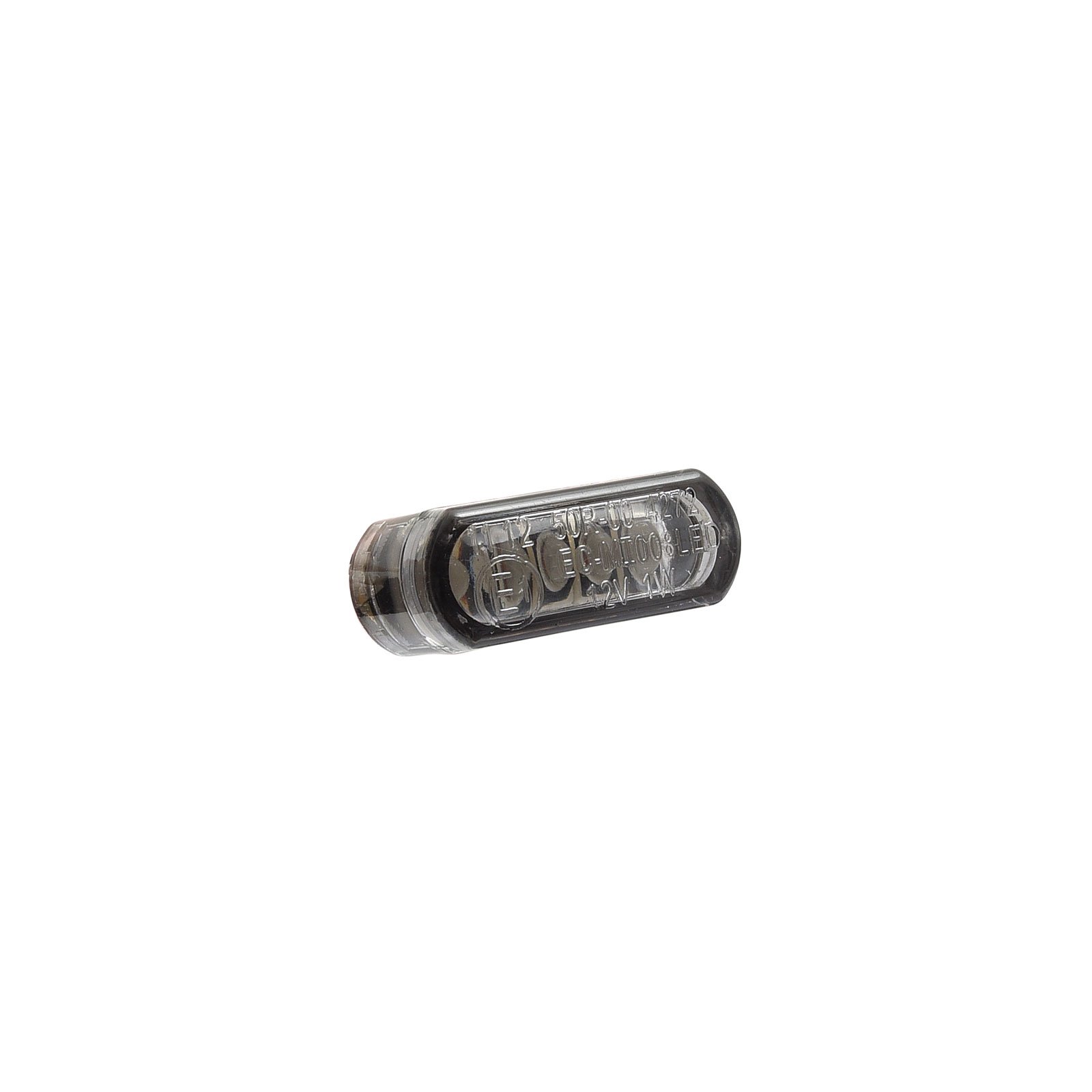 Micro-Blinker LED Rounded Smoke 21,5 x 8 mm von Dock66 Motorcycle Parts