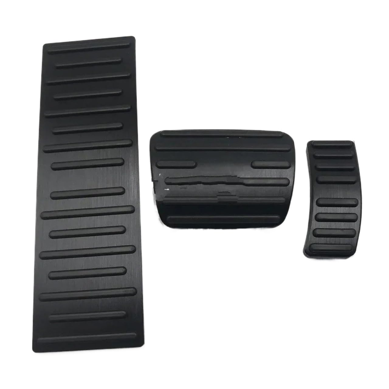 Auto Pedal Pad Kit Für A6 Für C6 Für C7 Für C8 2007-2022 Metall Pedal Abdeckung Automatische Gaspedal Bremse Fußstütze Refit Pad Innen Versorgung Dekoratives Zubehör Fußpedal Bremspedal(Schwarz,07-11) von Dogkapm