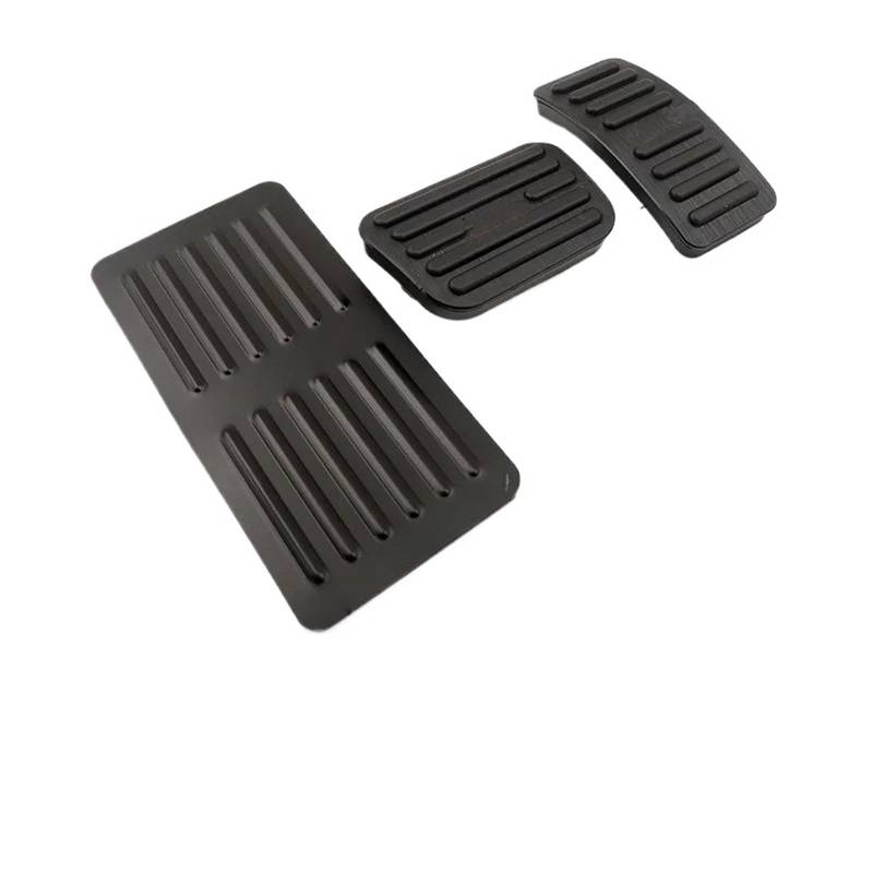 Auto Pedal Pad Kit Für BYD Song Pro II 2019 2020 2021 2022 Auto Fußpedal Gaspedal Bremse Restfoot Edelstahl rutschfeste Pedal Zubehör Fußpedal Bremspedal(3 pcsA) von Dogkapm