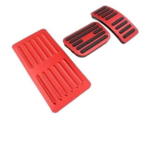 Auto Pedal Pad Kit Für BYD Song Pro II 2019 2020 2021 2022 Auto Fußpedal Gaspedal Bremse Restfoot Edelstahl rutschfeste Pedal Zubehör Fußpedal Bremspedal(3 pcsD) von Dogkapm