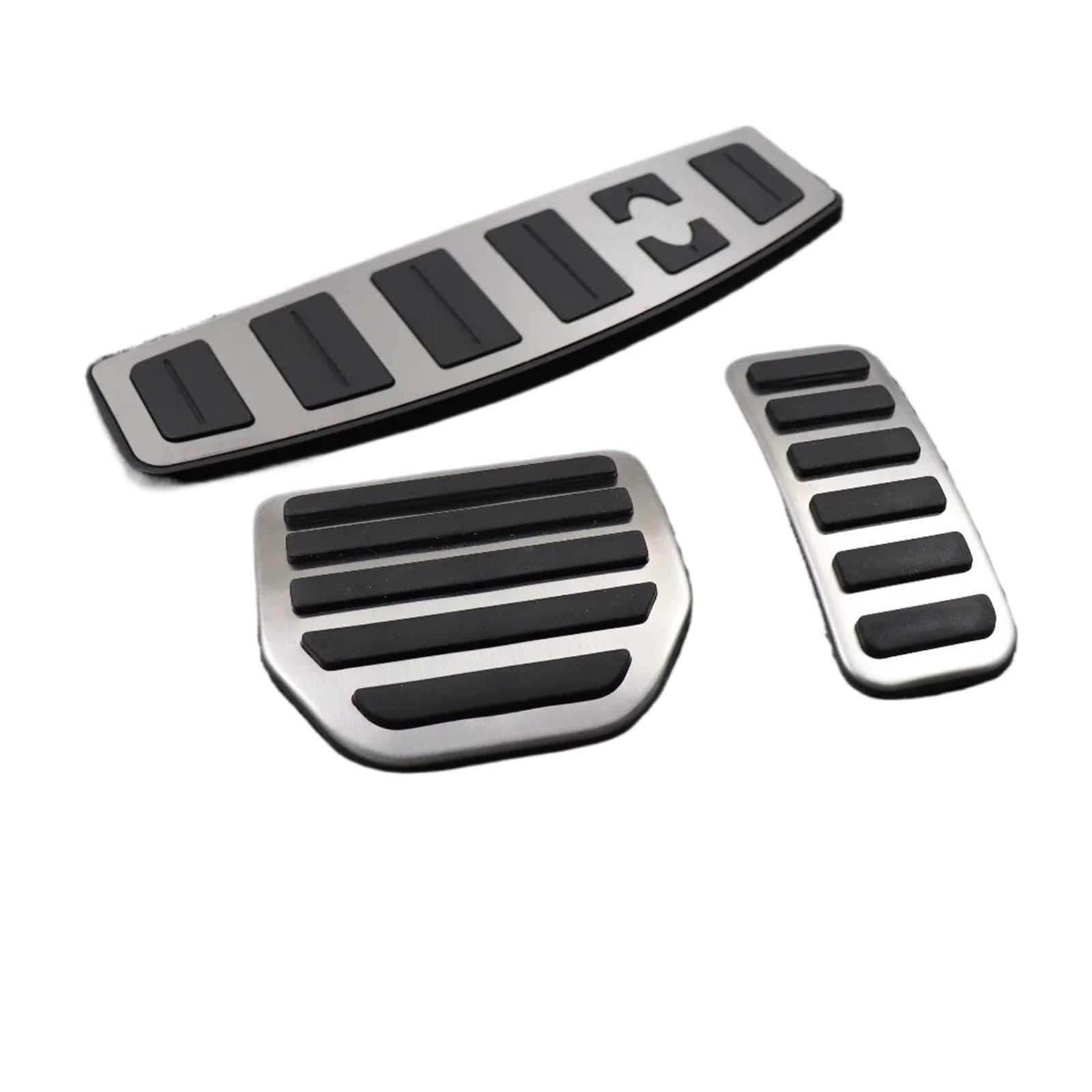 Auto Pedal Pad Kit Für Land Für Range Für Rover Sport/Discovery 3 4 LR3 LR4 Auto Zubehör Gas Beschleuniger Fußstütze Modifizierte Pedal Pad Refit Aufkleber Fußpedal Bremspedal(Whole Set) von Dogkapm