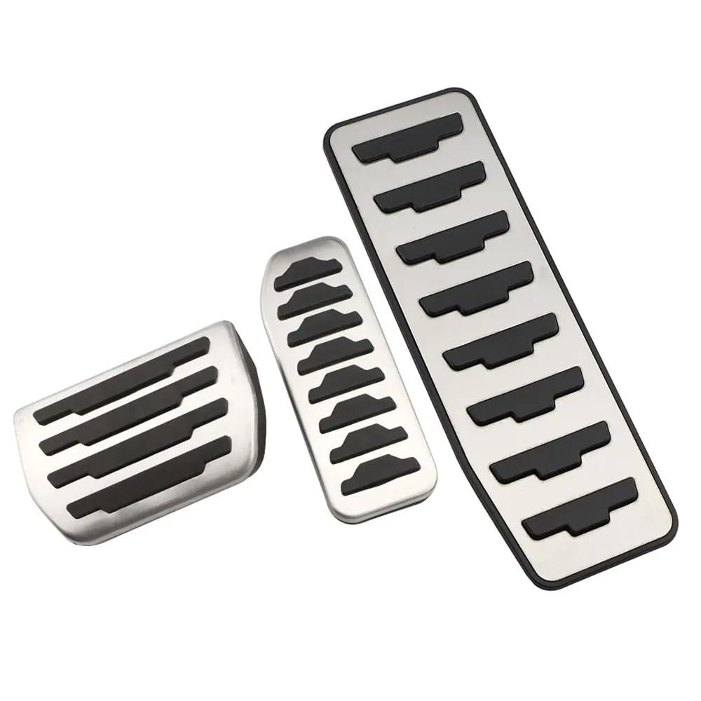 Auto Pedal Pad Kit Für Land Für Rover Für Range Für Rover Für Velar L560 2017 2018 2019 2020 2021 2022 Auto-Styling Auto Fuß Pedal Restfoot Gas Bremse Nicht-Slip Pedal Fußpedal Bremspedal(3 pcs a) von Dogkapm