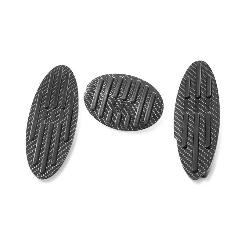 Auto Pedal Pad Kit Für Mini Für Cooper Für R56 Für R57 Hatch 2007~2013 Auto Fußpedale Gas Beschleuniger Bremse Edelstahl rutschfeste Kein Bohren Pedal Pads Fußpedal Bremspedal(3pcsB) von Dogkapm