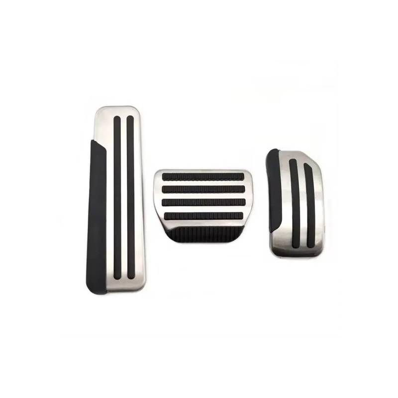 Auto Pedal Pad Kit Für Nissan Für Bluebird Für Sylphy G10 G11 B17 B18 Auto Fußpedale Edelstahl Pad Kraftstoff Bremse Nicht-Slip Kein Bohren Legierung Auto Abdeckungen Fußpedal Bremspedal(3 Pcs) von Dogkapm