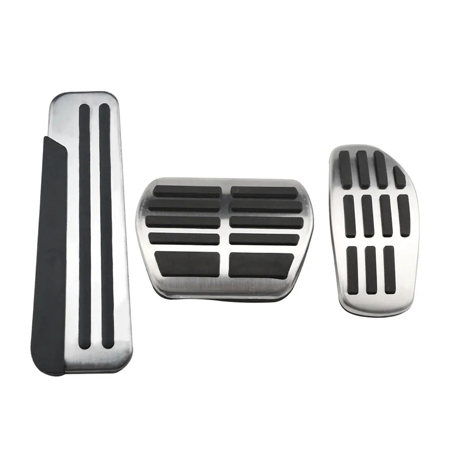 Auto Pedal Pad Kit Für Nissan Für Qashqai J10 Für Dualis 2006~2013 Auto Fußpedale Edelstahl Pad Kraftstoff Bremse Nicht-Slip Kein Bohren Legierung Auto Abdeckungen Fußpedal Bremspedal(3 Pcs) von Dogkapm