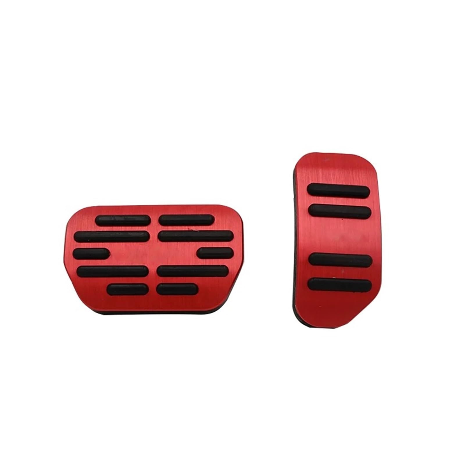 Auto Pedal Pad Kit Für Toyota Für RAV4 Für XA40 RAV 4 2014 2015 2016 2017 2018 Aluminium Legierung Auto Fuß Pedal Gaspedal Bremspedale Abdeckung Nicht-Slip Pad Fußpedal Bremspedal(Red) von Dogkapm