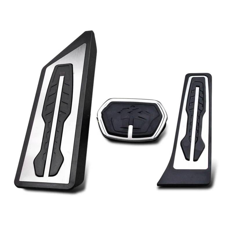 Auto Pedal Pad Kit Für X1 F48 Für X2 F39 118i 120i F40 2-Serie MPV F45 F46 Edelstahl Fuß Rest Dead Brems Gas Pedal Pad Abdeckung Fußpedal Bremspedal von Dogkapm