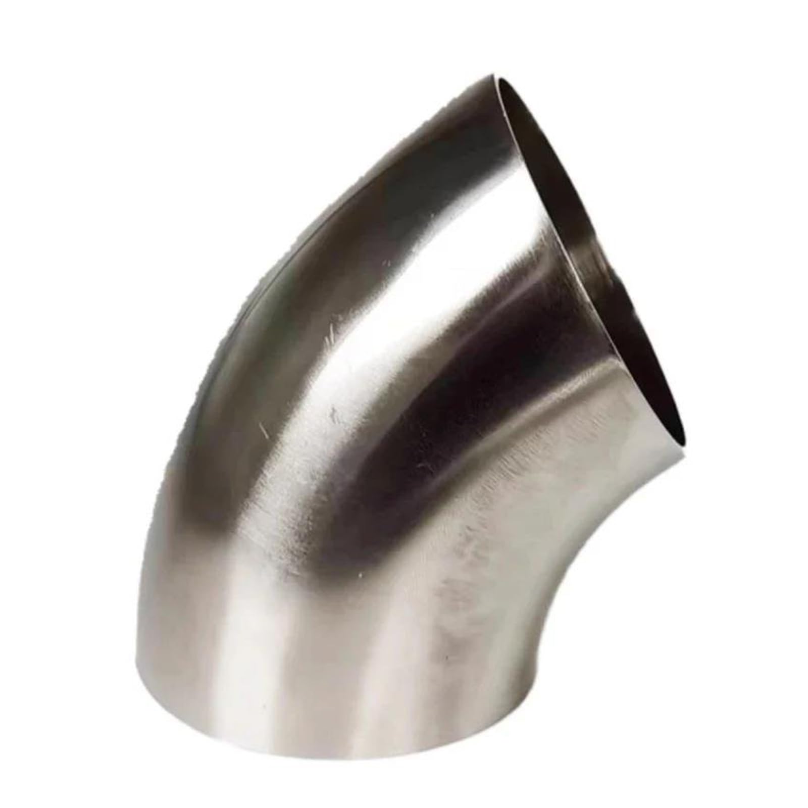 Endrohr 19/25/32/38/45/51/57/63/76 Mm 304 Edelstahl Sanitärschweißung 30/45/60/90 Grad Winkelrohrverschraubung Exhaust Tailpipe(57mm x 2mm) von Dogkapm