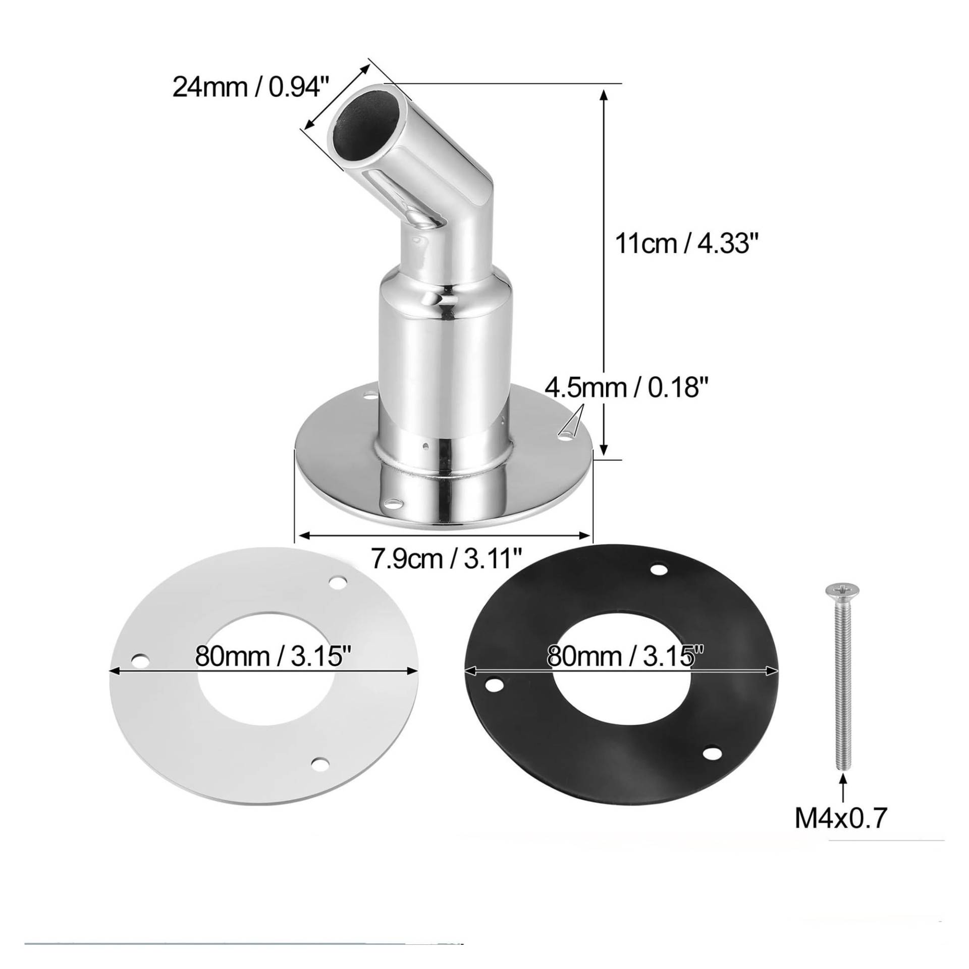 Endrohr 22/24 Mm 316 Thru Rumpf-Auspuffarmatur Stahlrohr Rohrstutzen Hardware-Teil Luft-Diesel-Entlüftungsheizung Für Auto Boot LKW Exhaust Tailpipe(S) von Dogkapm