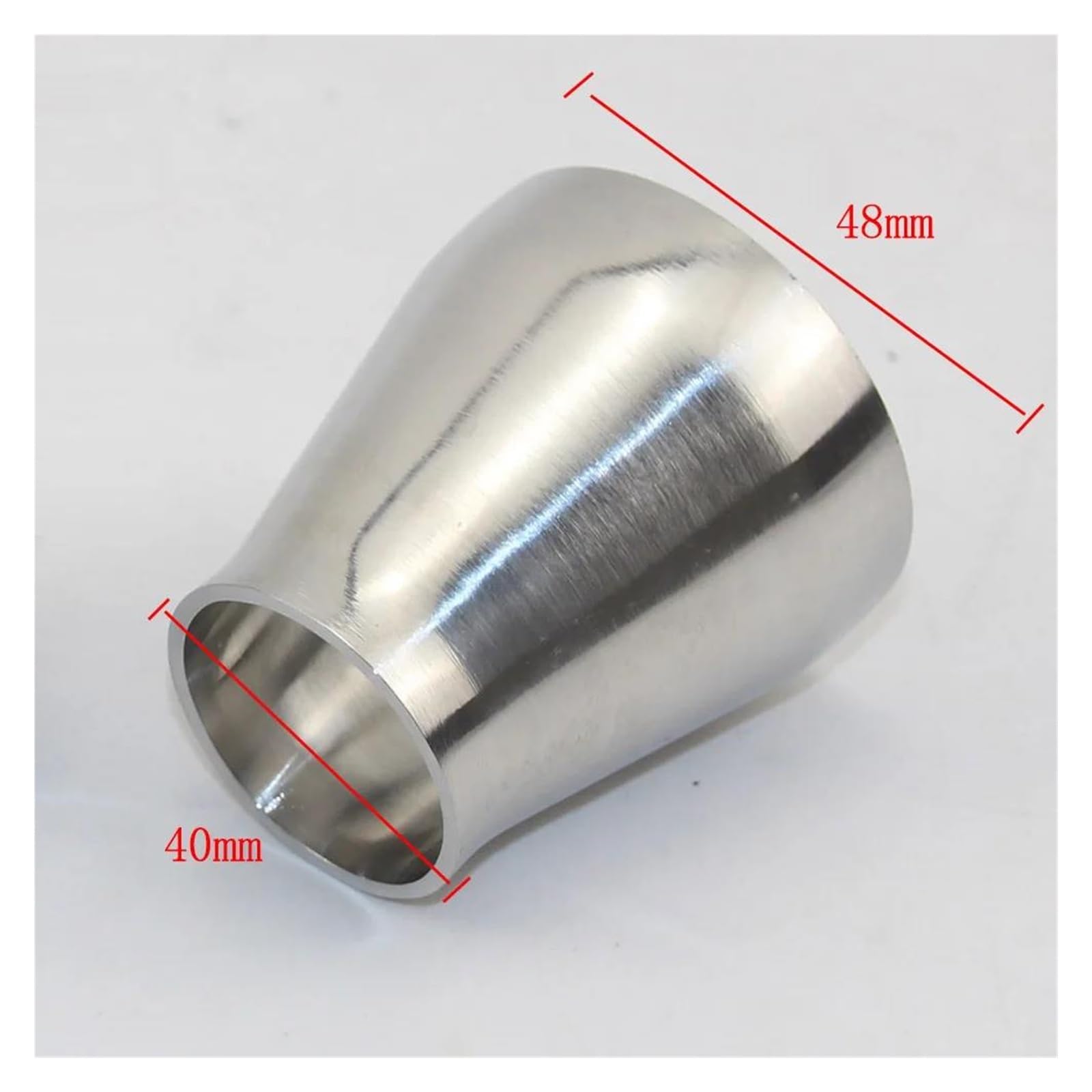 Endrohr 48 Mm/51 Mm/57 Mm Automobil-Auspuffrohr-Verbindungsstücke, 304 Edelstahl-Reduzierstück, Schweißen Von Groß Auf Klein Exhaust Tailpipe(D) von Dogkapm