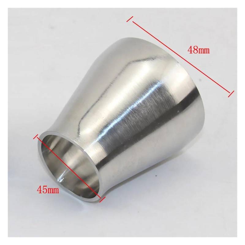 Endrohr 48 Mm/51 Mm/57 Mm Automobil-Auspuffrohr-Verbindungsstücke, 304 Edelstahl-Reduzierstück, Schweißen Von Groß Auf Klein Exhaust Tailpipe(E) von Dogkapm